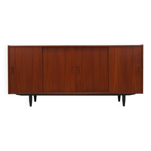Buffet en teck, design danois, années 1970, production : Westergaard