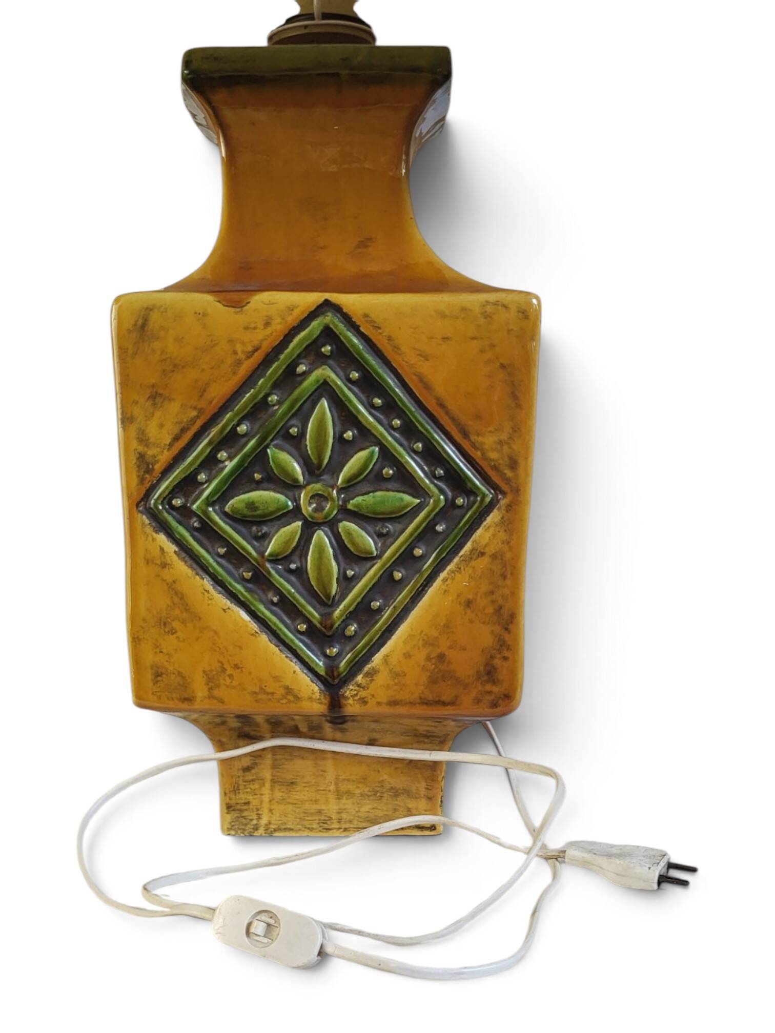 Lampe en céramique émaillée