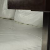 Rolf Benz Dono sofa by Christian Werner in white leather, 1990s