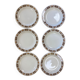 Vintage 70s patterned plates