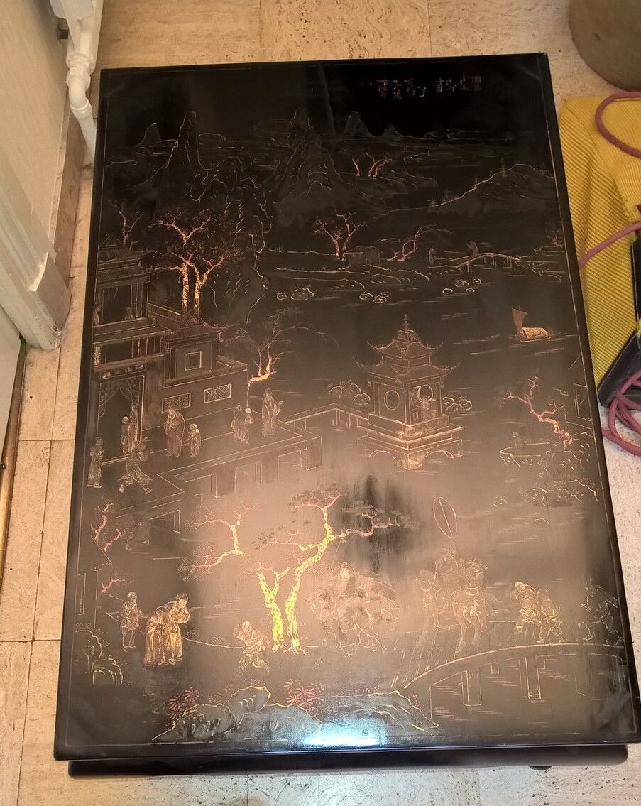 Chinese laquee table