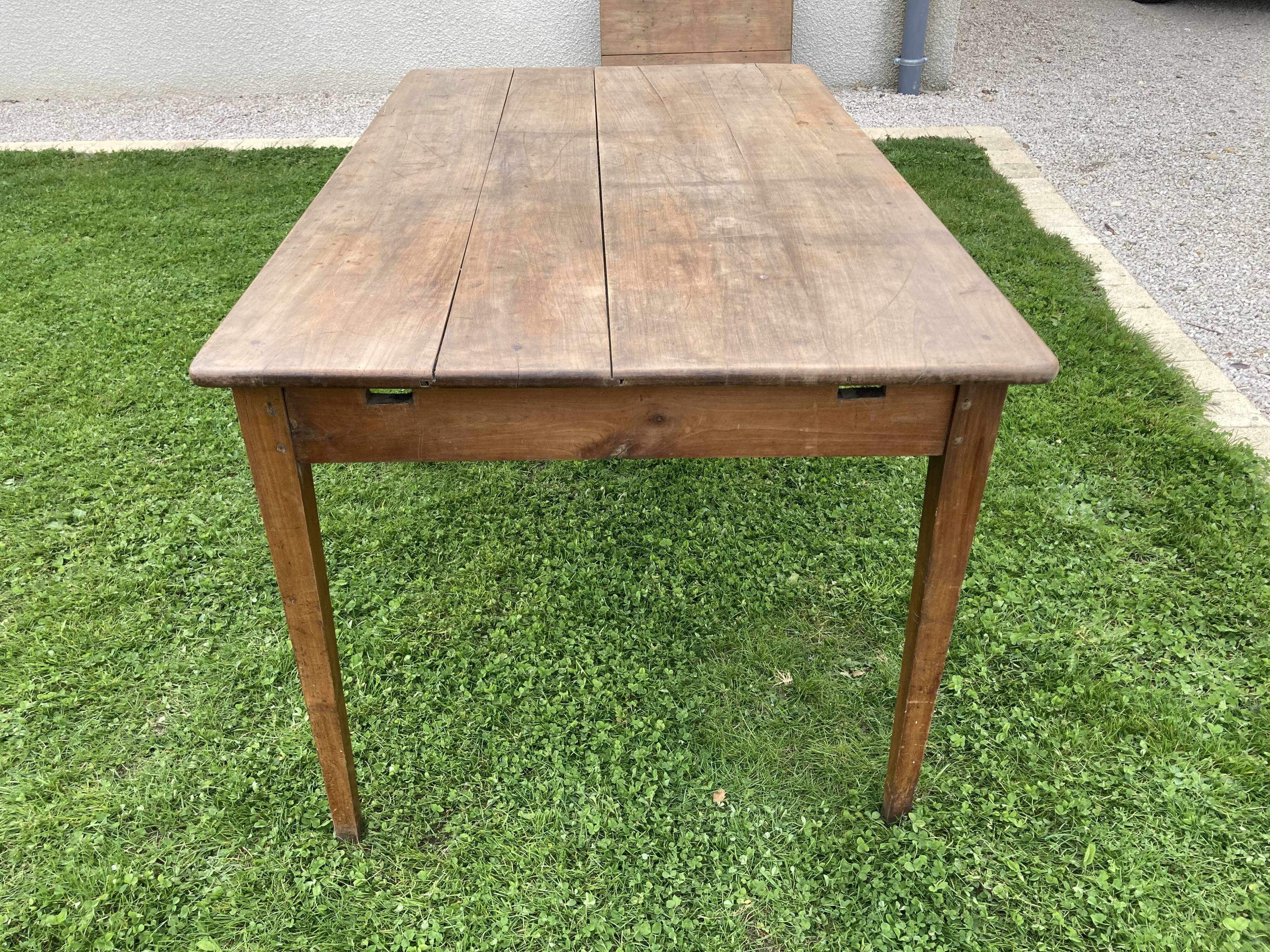 Cherry farm table