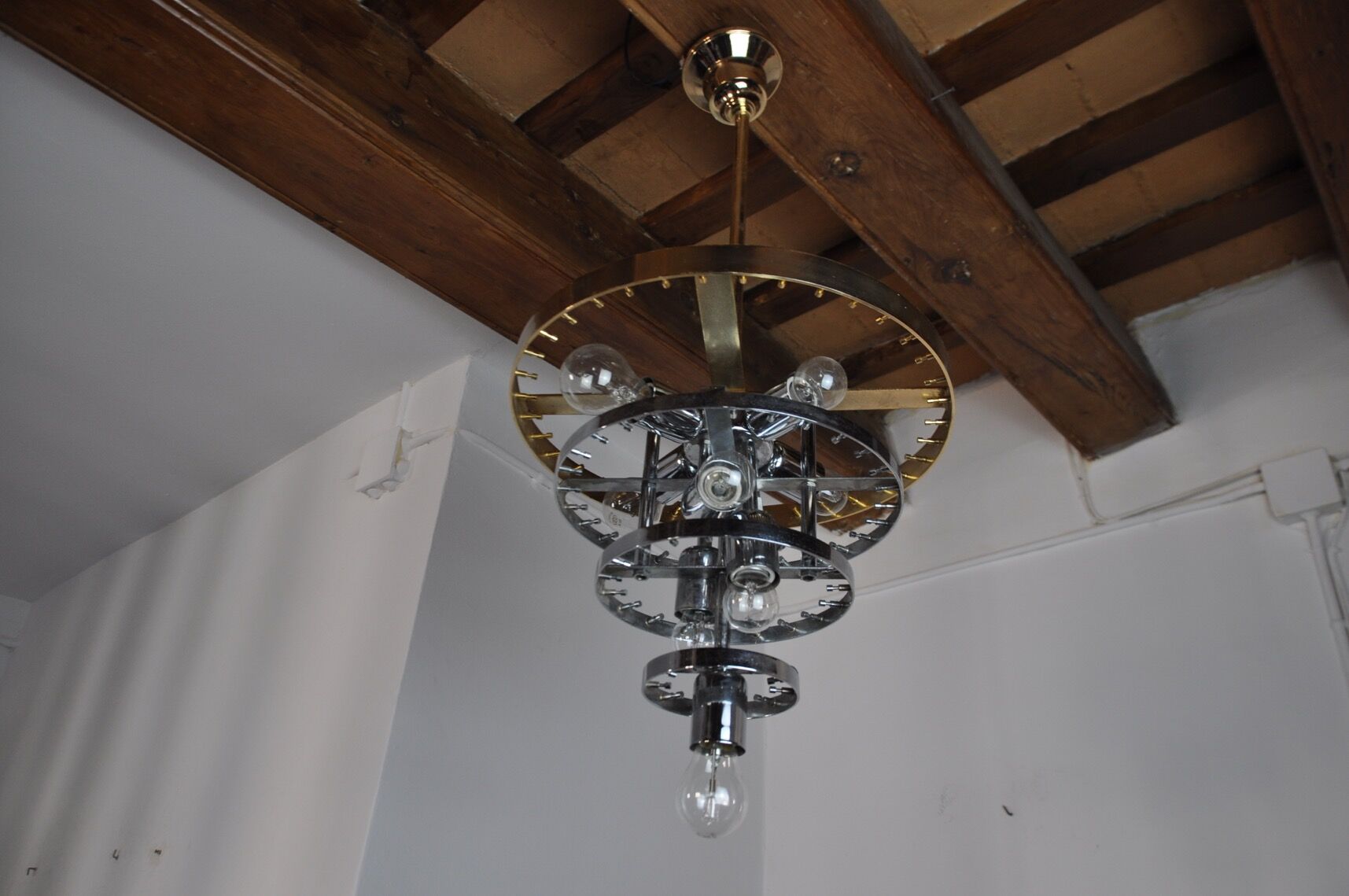 Venini chandelier, 4 levels, Murano glass, Italy, 1970
