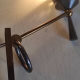 Polished varnished bronze wall lights from the Lunel house - 1950s