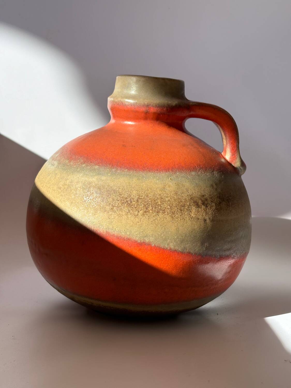 Vase en céramique vintage West Germany