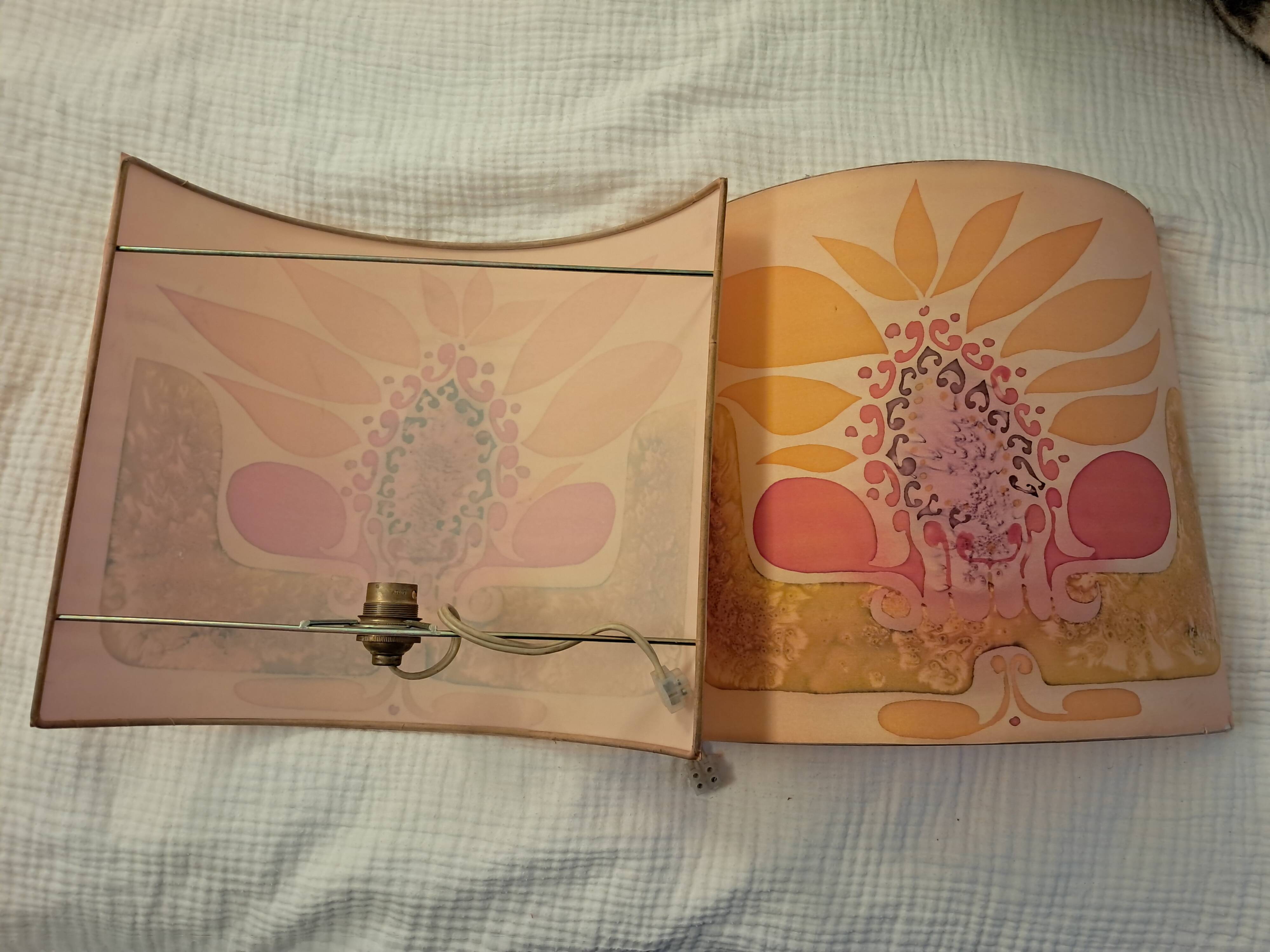 Silk appliqués from the 70s