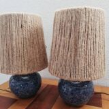 Pair of vintage ceramic lamp