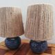 Pair of vintage ceramic lamp
