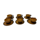 Set of 6 saint Amand sandstone cups