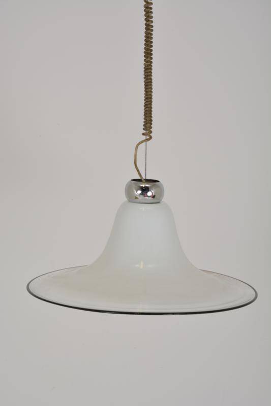 Scandinavian opaline chandelier/suspension