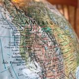 Ancient terrestrial globe