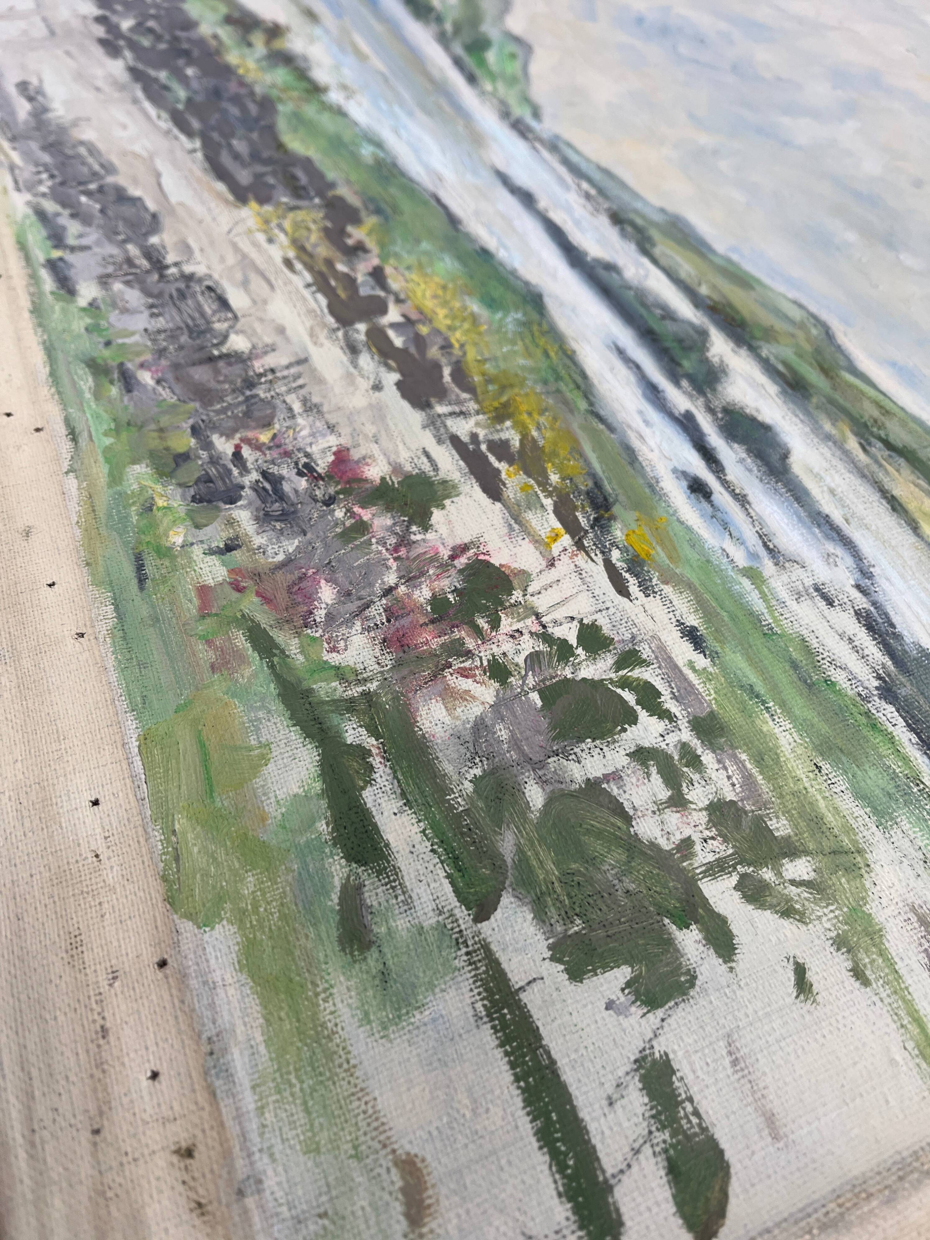 HST painting "Landscape of the Moors" from Ireland? attr. Roger ROZET (1915-2001)