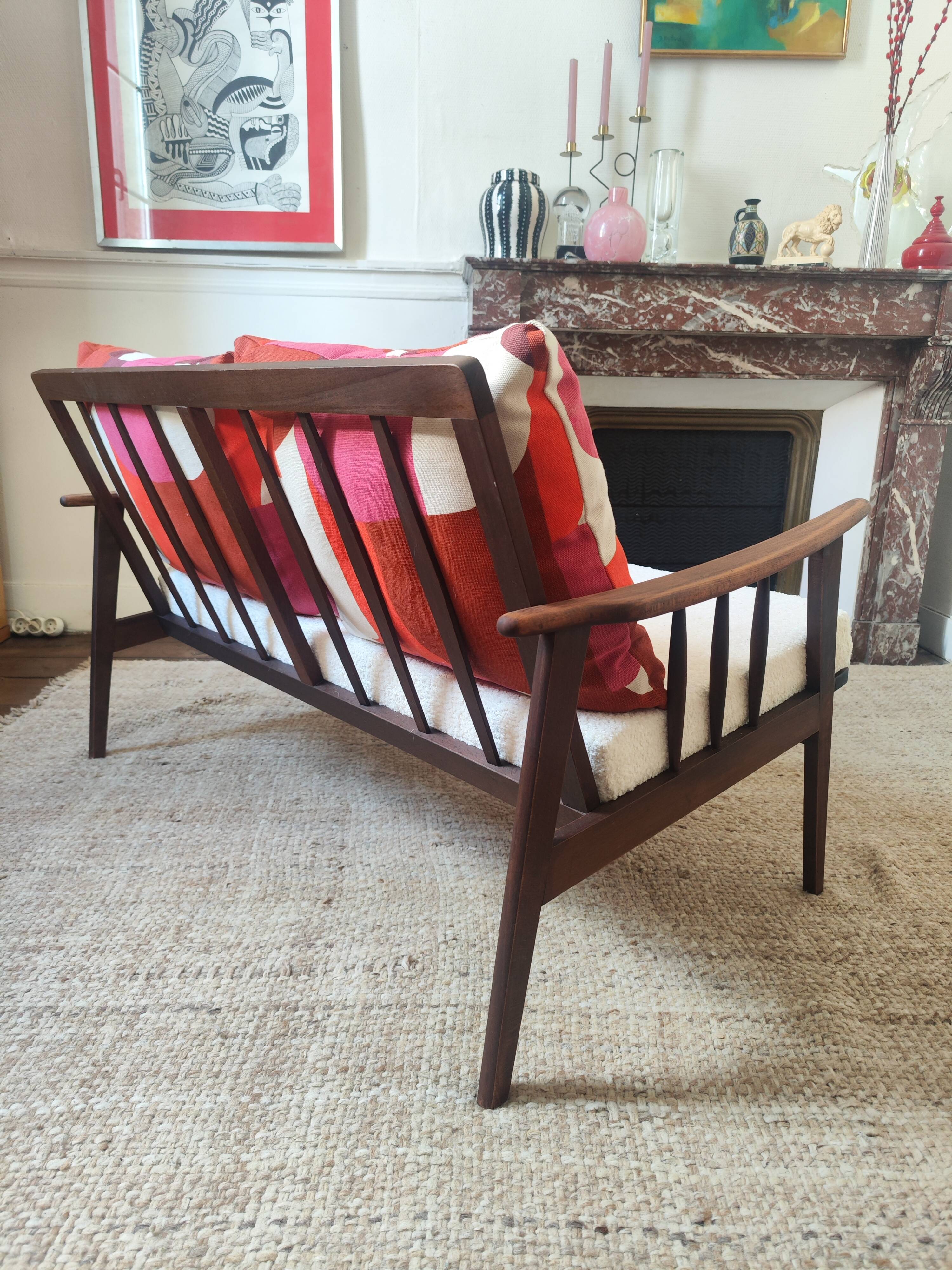 Scandinavian-style bench