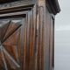 Louis XIII style two-piece recessed high wardrobe