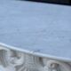 Louis XV Style Fireplace in Carrara Marble, Circa 1980