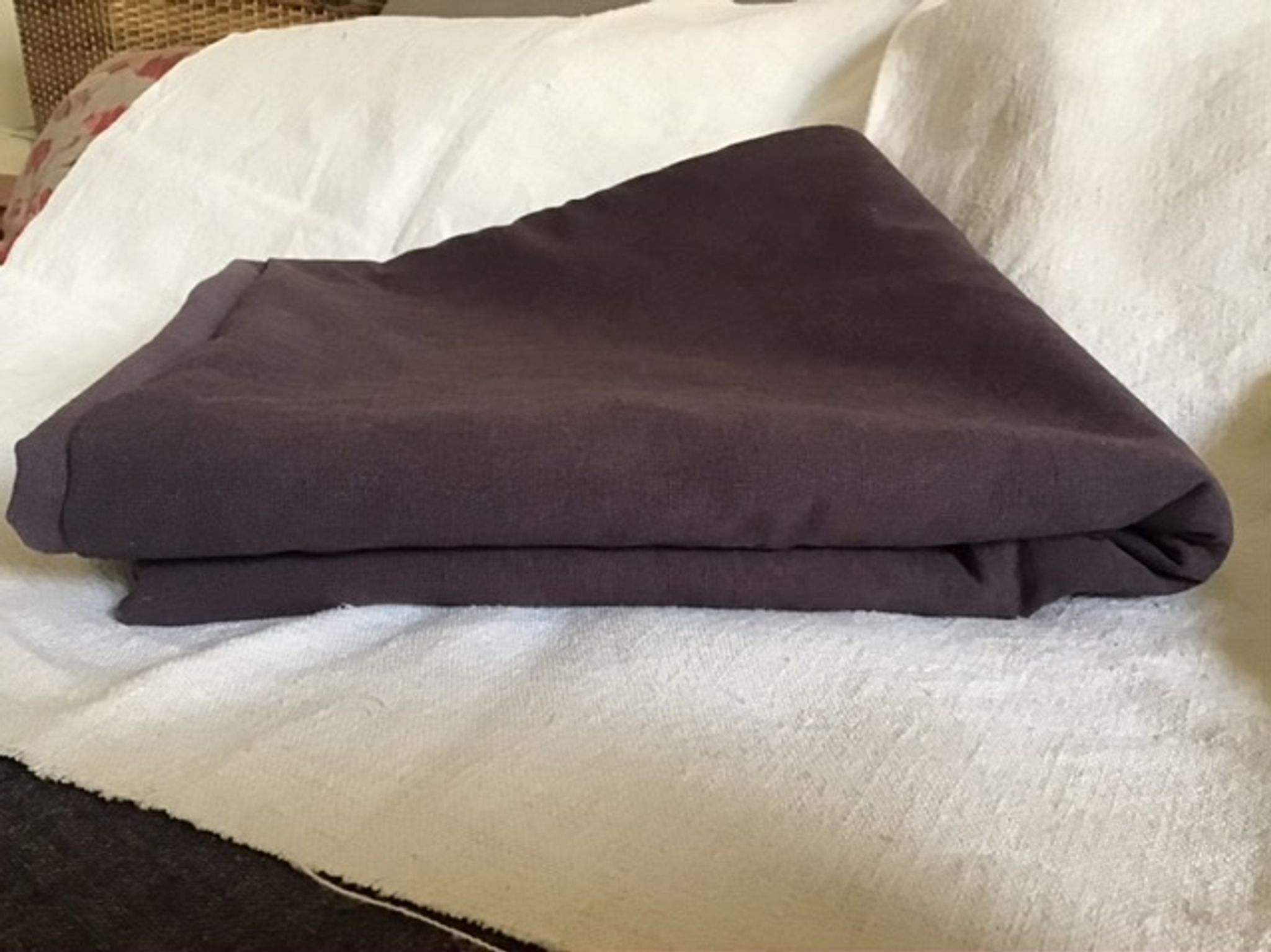 Purple cotton sheet 2mx3m, for country tablecloth