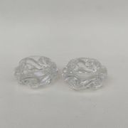 Pair of Baccarat crystal salt shakers, Aladdin model.