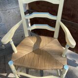 Pair of mulched armchairs Provence