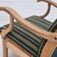 Chaise à bascule danoise à dossier haut, très bon état d'origine.