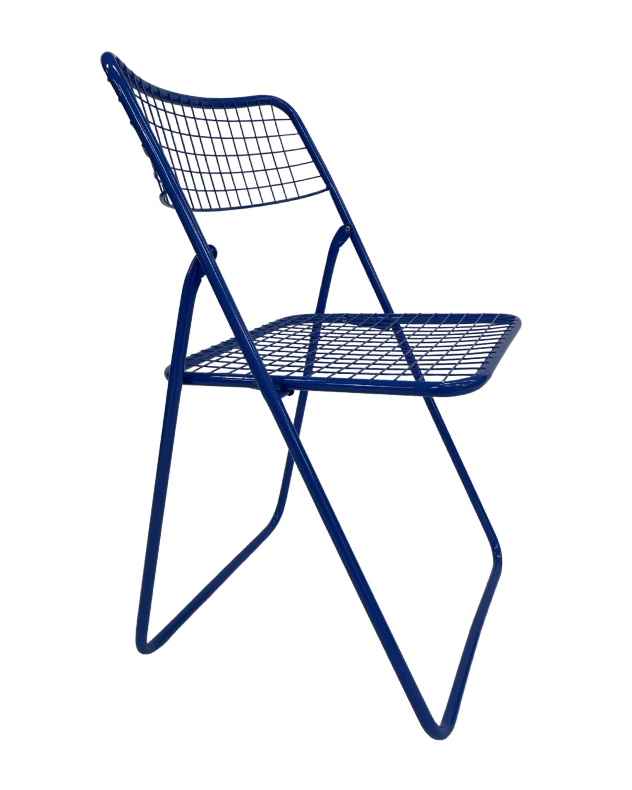 Chaise pliante vintage « Ted Net » de Niels Gammelgaard pour Ikea 1976