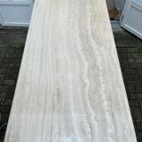 Vintage travertine dining table