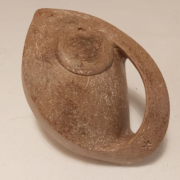 André Bloch sandstone teapot and bowls