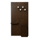 Art Deco coat rack in smoked oak