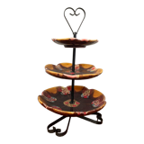 Vintage display stand in Vallauris ceramic