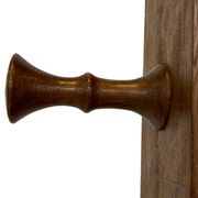 2 portemanteaux muraux danois vintage en teck