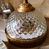 Bohemian ceiling lamp diamond spikes
