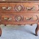 Commode louis xv 2 tiroirs en chene clair du xviii ème siecle ref je