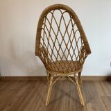 Rattan armchair