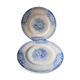 Set of 2 flat plates St Amand and Hamage, Model Planter