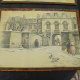 Set of four prints