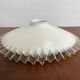 Vintage white opaline suspension