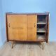 Meuble à chaussure vintage en bois, 1960