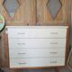 Commode vintage pieds compas