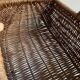 Panier osier marron
