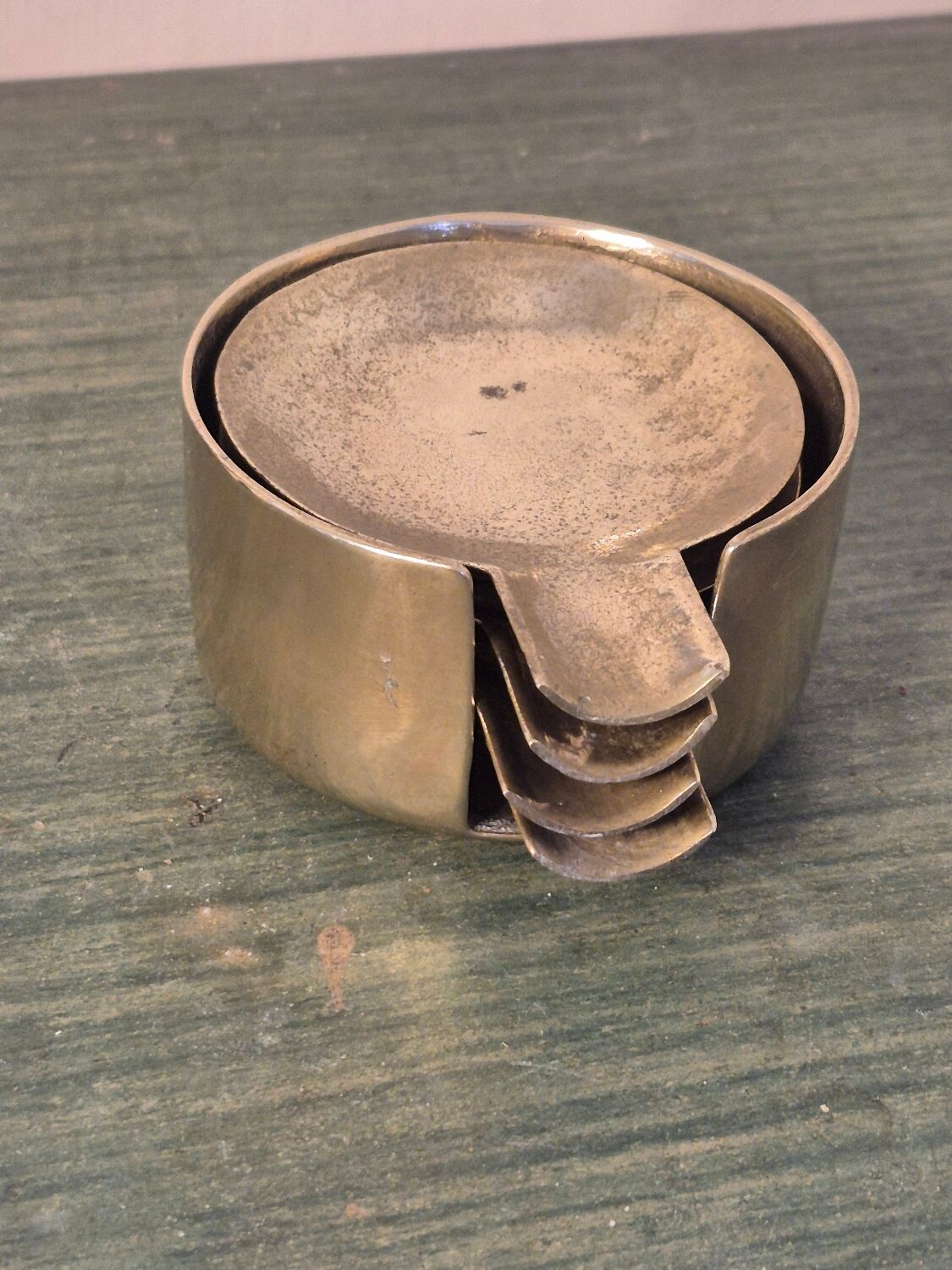 Brass ashtrays