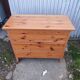 Old chest of drawers 3 drawers in vintage pine wood