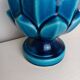 Artichoke Blue Turquoise Charolles pottery