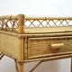 Rattan desk, 1950s