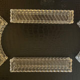 Baccarat signed modular centrepiece in solid crystal.
