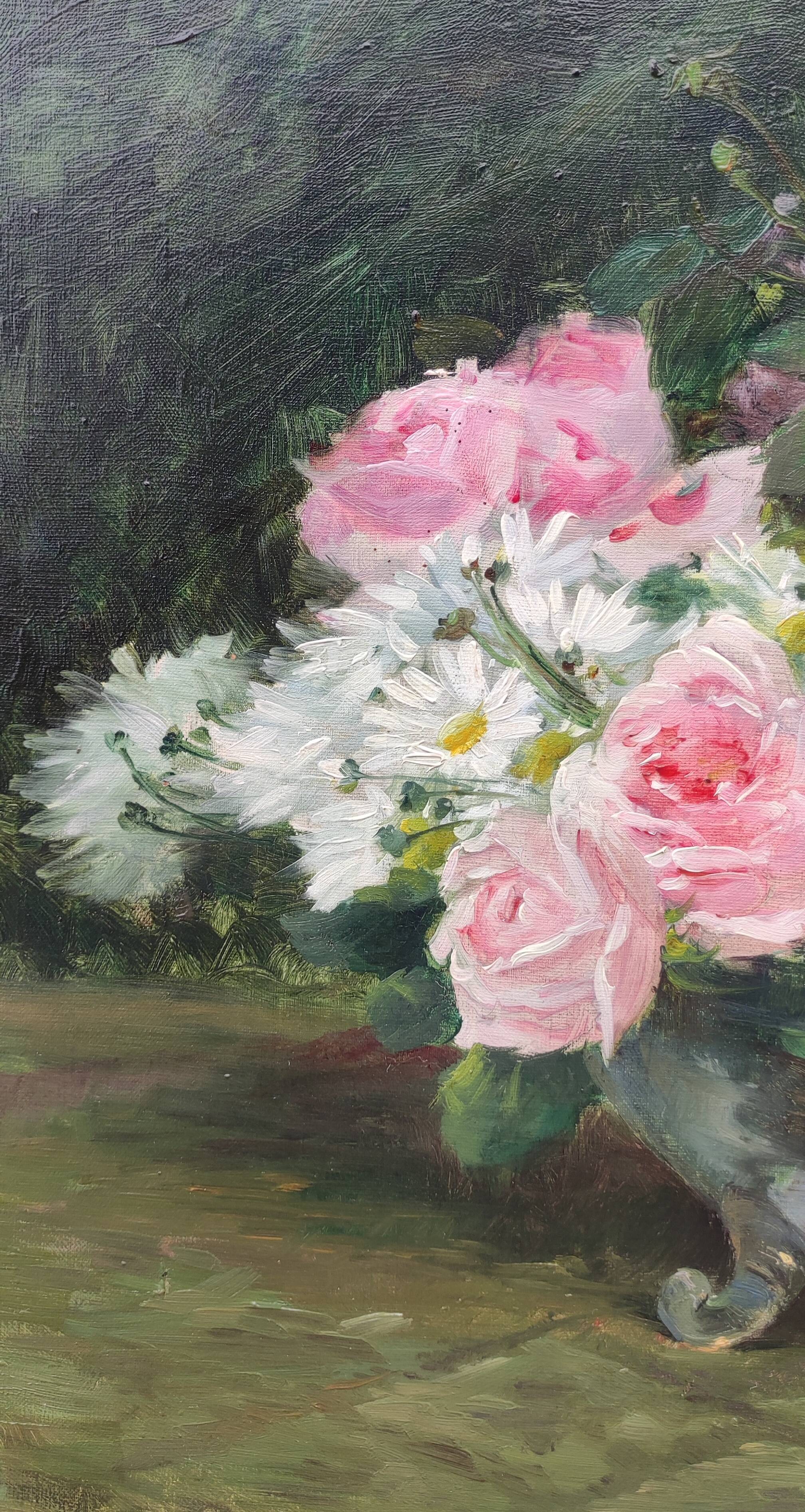 Old oil painting still life F.Trarbach Cantin