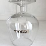 Set of 4 small Izarra and Clés des Ducs armagnac glasses