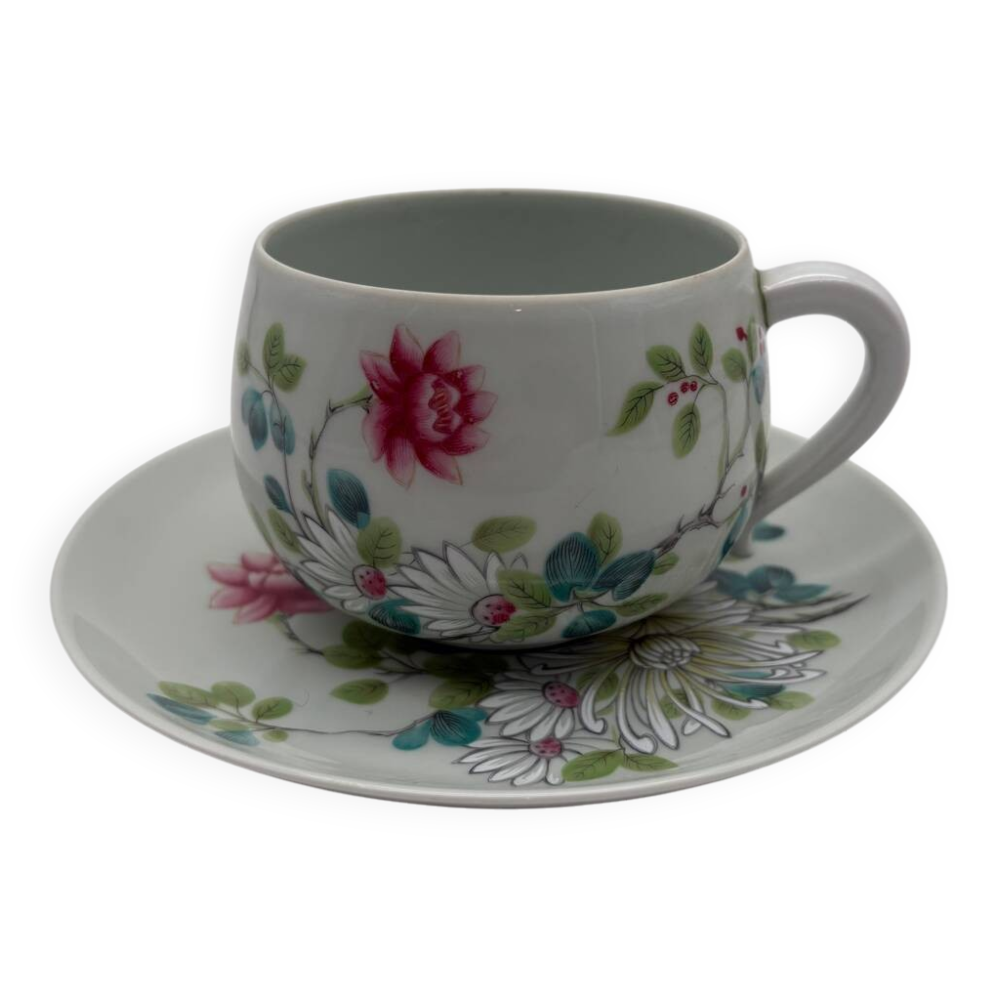 Cup and saucer, Haviland, Sin Hai model, Limoges, France