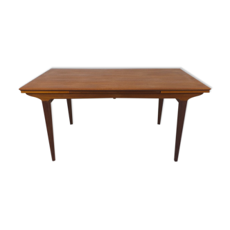 Scandinavian dining table design 60s vintage teak
