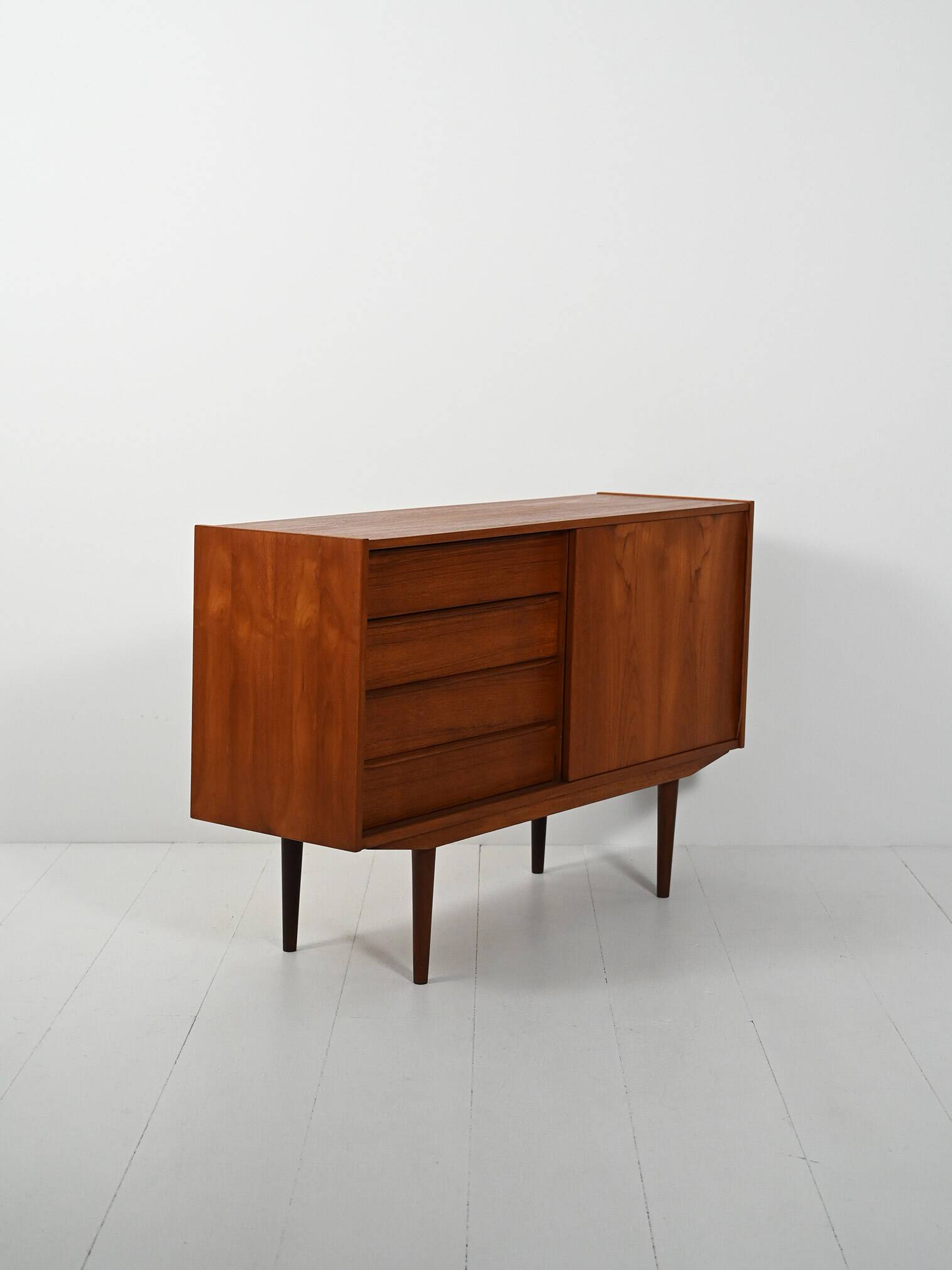 Scandinavian sideboard, 1960s, with one door and drawers