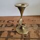 Art Deco bronze snake candle holder