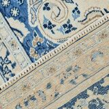 9x12 Antique 57s Classic Pattern Blue Persian Area Rug, 282x385Cm